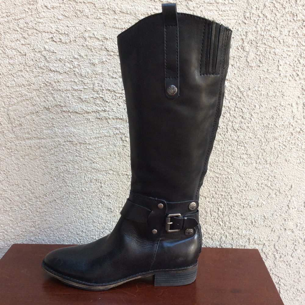 NWT Sam Edelman Black Riding Boots